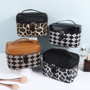 Waterproof Travel Cosmetic Bag, Large Capacity Cosmetic Bag, PU Cosmetic Case