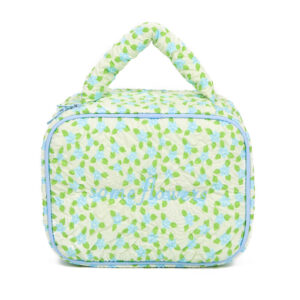 Large Capacity Toiletry Bags, Ruffled Cosmetic Organizers , Wrinkled Bubbles Makeup Bags